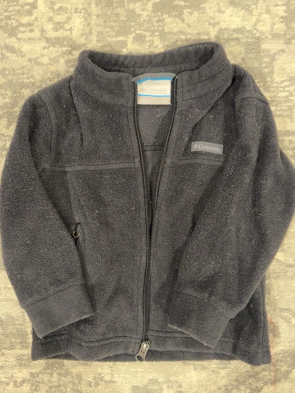 Columbia Kids Full-Zip Fleece Jacket - Dark Gray